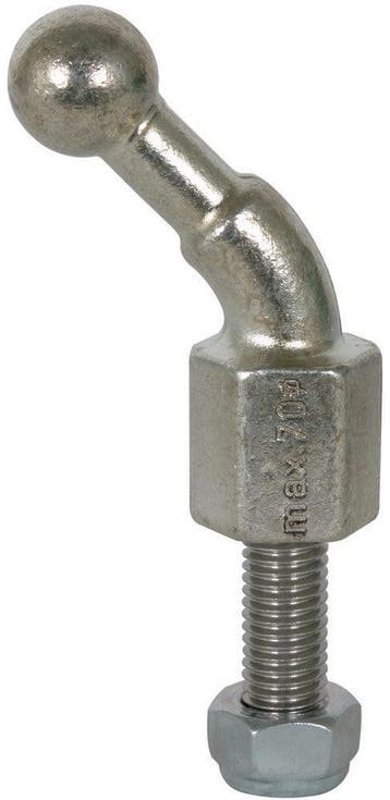 Dehn Vaste Kogelpunt D20mm Haaks 45 Met Draadbout M12x30mm -, Verzenden, Nieuw, Overige typen