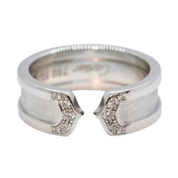 Cartier - Ring - C2 Ring - 18 karaat Witgoud -, Nieuw