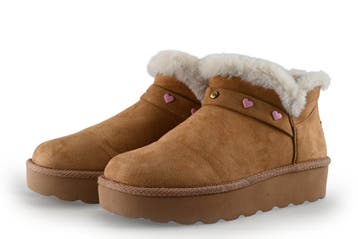 Skechers Enkellaarzen Meisjes in maat 35 Cognac, Verzenden, Jongen of Meisje, Schoenen, Skechers