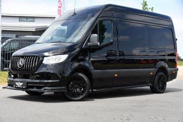 Zakelijke Lease |  Mercedes-Benz Sprinter 316 1.9 CDI L2H2 R, Automaat, Stof, Gebruikt, Zwart