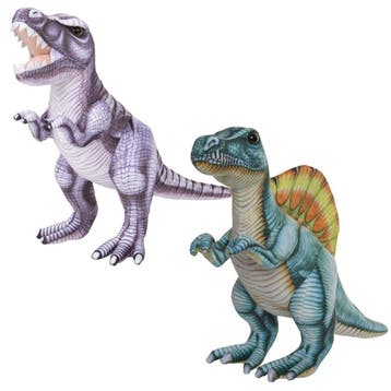 Pluche dino knuffels T-Rex en Stegosaurus - set van 2 - 30, Verzenden, Nieuw