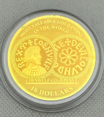 Salomonseilanden. 10 Dollars 2018 Coenwulf Gold Penny, oro