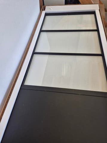 Nieuwe diverse stalen schuifdeuren 215x 100 cm, 100 tot 120 cm, Binnendeur, Nieuw, Ophalen of Verzenden