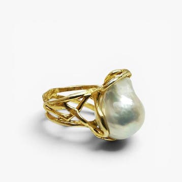 Parel - Argento 925 - Ring - perla edison