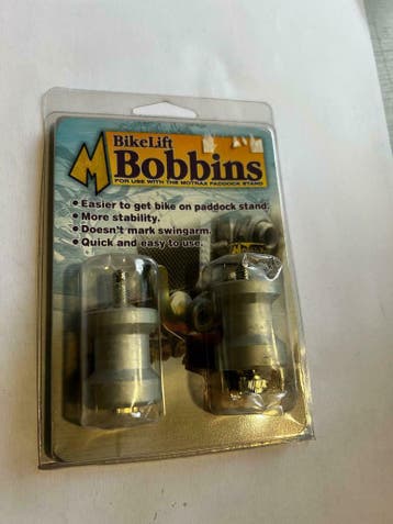 M6 BOBBINS voor in achterbrug motor om je motor op te bokken, Motoren, Ophalen of Verzenden, Nieuw