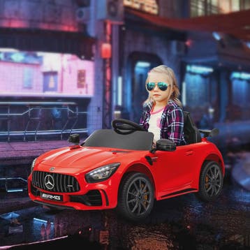 Elektrische Kinderauto Mercedes-Benz AMG GTR 12V met 2.4G Af, Verzenden, Nieuw