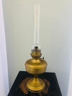 Olielamp - Koper, Glas, Antiek en Kunst