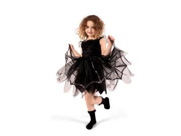 Heksen Jurkje Kind Zwart Eldora, Kleding | Dames, Carnavalskleding en Feestkleding, Ophalen of Verzenden, Nieuw