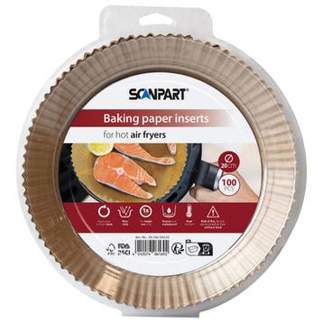 ScanPart Airfryer bakpapier rond 20 van €9,99 voor €5,00, Ophalen of Verzenden, Nieuw