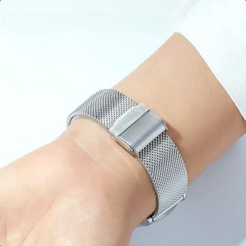 Tyme Ibiza Dames Horloge - 36mm Wit/Zilver - Goed Leesbaar, Ophalen of Verzenden, Zo goed als nieuw
