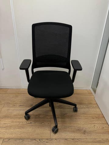40x Refurbished Gispen Zinn Bureaustoel (Smart), Verzenden, Zo goed als nieuw, Zwart, Bureaustoel