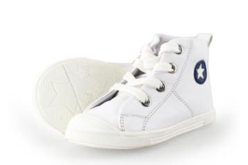 Jopper Hoge sneakers Jongens in maat 22 Wit, Verzenden, Schoenen, Nieuw, Jongen of Meisje