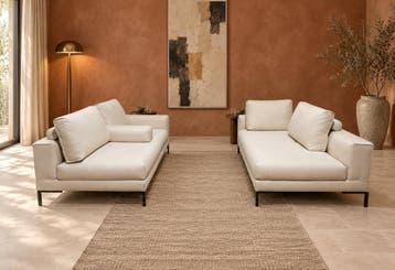 NIEUW Design on Stock Aikon Lounge 2x Lounge-Element, Design Bank Bankstel Zetel 3-Zits Design on Stock, 100 tot 125 cm, 150 tot 200 cm