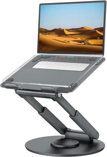 Bureau Laptop Houder 10-17 inch | 34% Korting, Computers en Software, Ophalen of Verzenden, Zo goed als nieuw, Viking Choice, In diepte verstelbaar