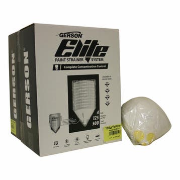 Gerson Elite verfzeefjes NYLON fijn 190 µ gele filtertip per, Ophalen of Verzenden, Nieuw