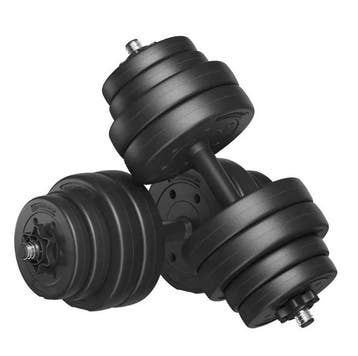 2-in-1 Dumbbell Set met Halterstang 30 kg Set, Sport en Fitness, Verzenden, Nieuw