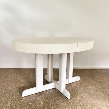 Uitschuifbare tafel - Hout - Vintage houten uitklapbare