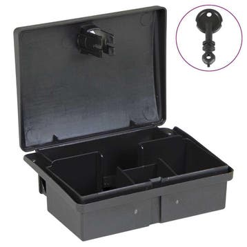 vidaXL Muizenvallen 10 st 13x10x4 cm zwart, Verzenden, Nieuw