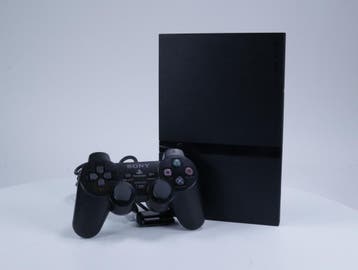 Playstation 2 - Slim Console [Zwart / SCPH-75004], Spelcomputers en Games, Spelcomputers | Sony PlayStation 2, Ophalen of Verzenden