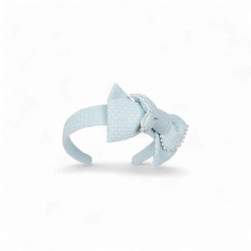 Deolinda baby meisjes haarband blauw strik, Ophalen of Verzenden, Nieuw