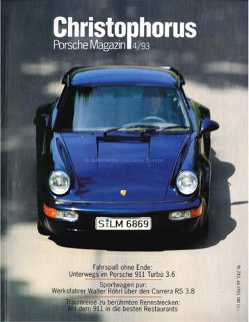 1993 PORSCHE CHRISTOPHORUS MAGAZINE 243 DUITS, Nieuw, Porsche, Author