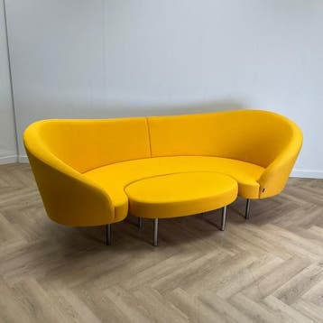 Design Offecct  Orgy Sofa & Poef van Designer Karim Rashid,, Ophalen of Verzenden, Gebruikt