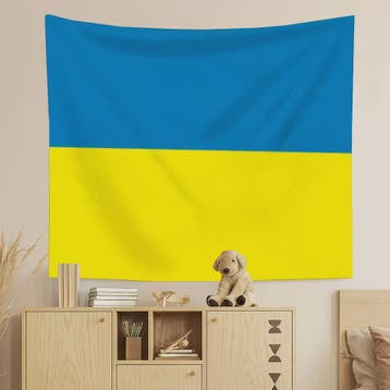 Oekraïense Vlag Wandkleed - Decoratief Tapijt voor Slaapkame, Verzenden, Nieuw