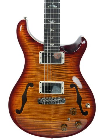 PRS Hollowbody II Piezo Dark Cherry Sunburst (Instrument), Ophalen of Verzenden, Nieuw, Hollow body, Met versterker