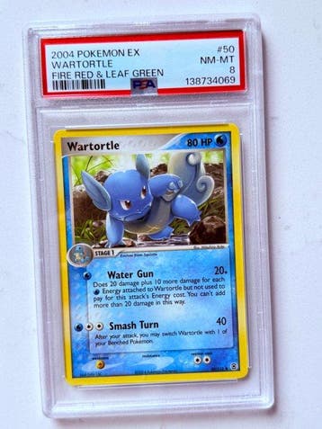 Pokémon - 1 Graded card - Wartortle 50 - PSA 8 - Various, Hobby en Vrije tijd, Verzamelkaartspellen | Pokémon, Nieuw