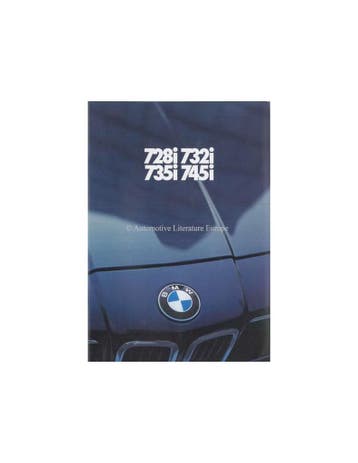 1980 BMW 7 SERIE BROCHURE NEDERLANDS, Nieuw, BMW, Author