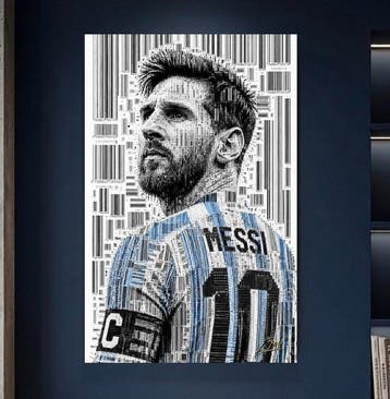 LDM. - Messi - Barcode of a Legend By Ldm - Tela XXL -, Verzamelen, Nieuw