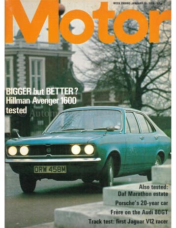 1974 MOTOR MAGAZINE 3719 ENGELS, Nieuw, Author