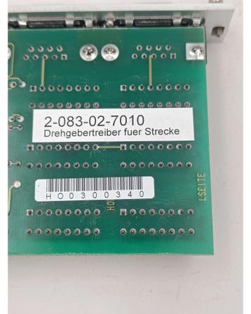 HOMATIC 2-083-02-7010 stuurkaart voor roterende encoders, Ophalen