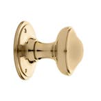 Vaste ronde deurknop 80mm in messing gelakt - voor binnen..., Ophalen of Verzenden, Nieuw, Koper of Messing, Overige typen