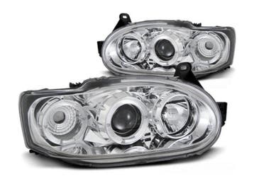 Angel Eyes koplampen Chrome geschikt voor Ford Escort MK7, Verzenden, Nieuw, Ford