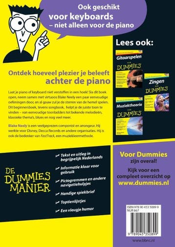 Pianospelen voor dummies 9789045350899 Blake Neely, Boeken, Verzenden, Gelezen, Blake Neely