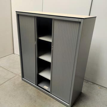 Mibra extra diepe metalen roldeurkast - 147x125x50 cm, Huis en Inrichting, Kasten | Roldeurkasten en Archiefkasten, Ophalen of Verzenden