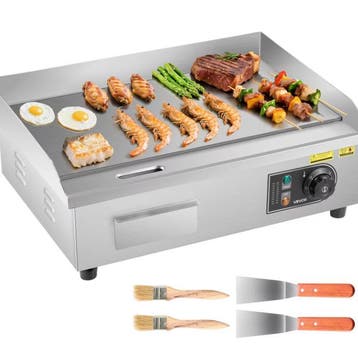 Elektrische Bakplaat 3200W met Temp. Regelaar 50-300°C, Verzenden, Nieuw