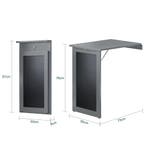 2dekans | SoBuy FWT20-HG - Inklapbare Wandtafel - met, Ophalen of Verzenden, Zo goed als nieuw