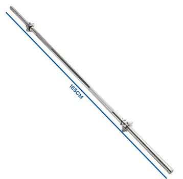 Professionele Halterstang 165cm | Max 140kg | Nieuw, Sport en Fitness, Fitnessmaterialen, Ophalen of Verzenden, Nieuw, Armen, Halterstangen