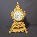 Tafelklok Lodewijk XVI-stijl - Verguld brons - 1850-1900 -