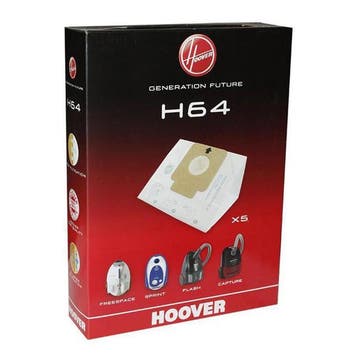 Hoover H64 stofzuigerzakken 5 zakken orgineel, origineel, Witgoed en Apparatuur, Stofzuigers, Verzenden, Nieuw