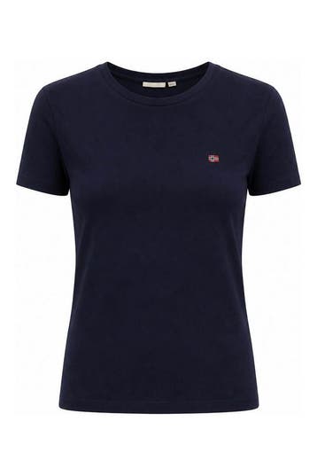 Napapijri T-shirt in maat XS Blauw, Kleding | Heren, Verzenden, Zo goed als nieuw, Blauw, Napapijri