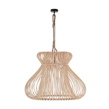 *WOONWINKEL* Must Living Fungo Kobu Rotan Hanglamp Large, Huis en Inrichting, Lampen | Hanglampen, Verzenden, Nieuw