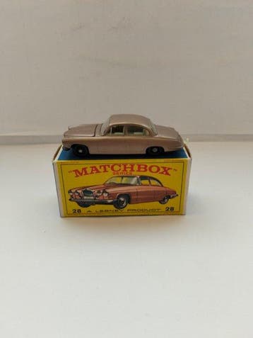 Matchbox 1:87 - Modelauto (2) - Jaguar Mark Ten nr28 & E-box, Nieuw