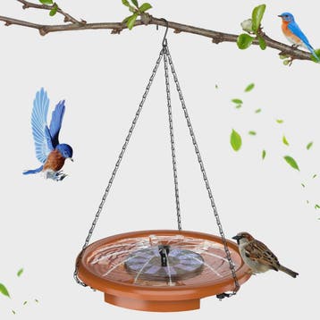 Vogelbad met Fontein & Ketting - Hangend Vogelbad voor Tuin, Verzenden, Nieuw