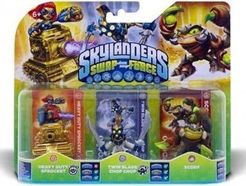 Skylanders Swap Force: Adventure Triple Pack Scorp, Chop, Verzenden, Nieuw