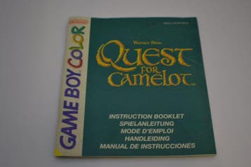 Quest for Camelot (GBC NEU6 MANUAL), Verzenden, Zo goed als nieuw