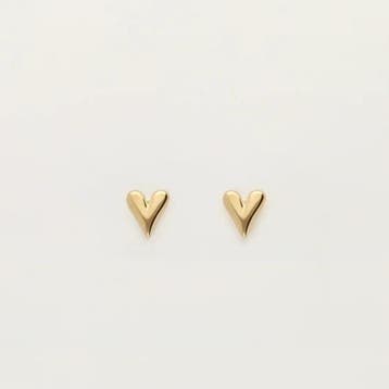 My Jewellery Oorbellen - Kleine hartjes studs - Goud - Roest, Verzenden, Nieuw
