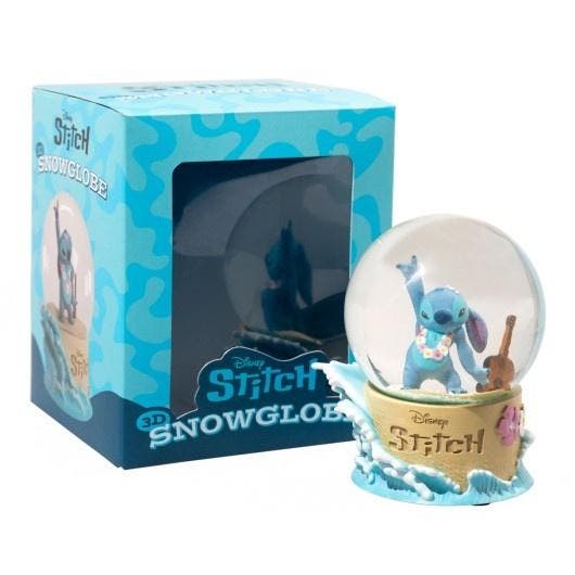Stitch Surf Snow Globe 8 cm, Verzamelen, Disney, Nieuw, Ophalen of Verzenden